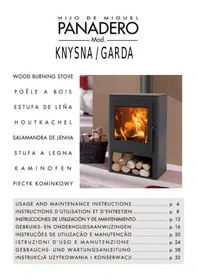 Notice PANADERO KNYSNA / GARDA Stufa a legna