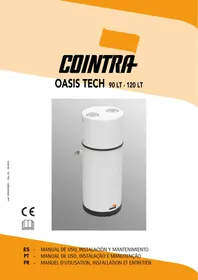 Notice COINTRA OASIS 120 L Calentador de agua termodinámico
