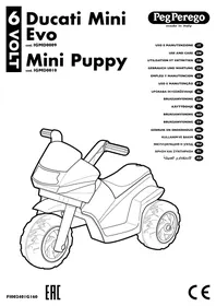 Notice PEG PEREGO MINI PUPPY Barnmotorcykel