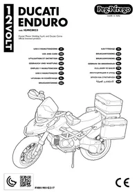 Notice PEG PEREGO DUCATI ENDURO Barnmotorcykel