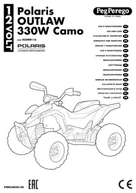 Notice PEG PEREGO POLARIS OUTLAW 330W CAMO Terräng