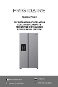 Notice FRIGIDAIRE FRSBS90WDIXE Réfrigérateur américain