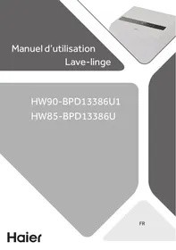 HAIER HW85-BPD13386U-S - Lave linge top
