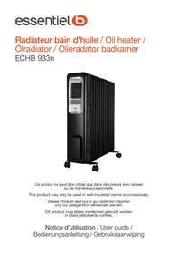 ESSENTIELB ECHB933n - Radiateur à bain d'huile