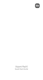Notice Xiaomi PAD 6 Tablette
