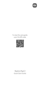 Notice Xiaomi PACK REDMI PAD2 Tablette