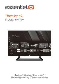 Notice ESSENTIELB 24DLED544 Télévision