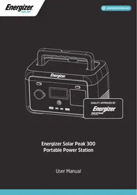 Notice ENERGIZER SOLAR PEAK 300 Estación de energía portátil