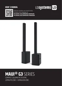 Notice LD Systems LDMAUI28G3(W) Sound system