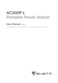 Notice BLUETTI AC200P Portable power station