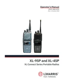 Notice L3Harris XL-45P Radio portable