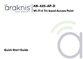 Notice Araknis Networks AN-420-AP-D Access Point