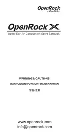 Notice OpenRock OPEN-EAR AIR CONDUCTION SPORT EARBUDS Kopfhörer