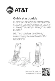 Notice AT&T CL82207 Cordless phone