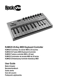Notice RockJam RJMK25 Clavier MIDI