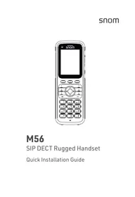 Notice Snom M56 Téléphone
