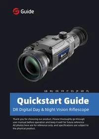Notice Guide DR DIGITAL DAY & NIGHT VISION RIFLESCOPE Riflescope