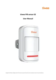 Notice Tiiwee PIR SENSOR 02 Bewegungsmelder