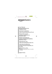 Notice Amazon Basics B0BVM1PSYN Casque audio