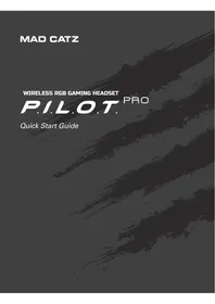 Notice MAD CATZ P.I.L.O.T. PRO Headphones