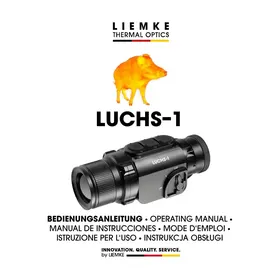Notice LIEMKE LUCHS–1 Appareil de détection thermique