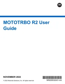 MOTOROLA MOTOTRBO R2 - Radio