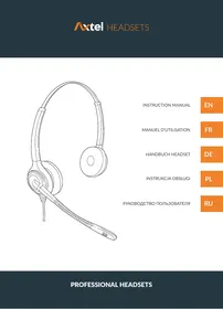 Notice Axtel PRIME HD DUO NC Casque audio