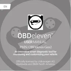 Notice VOLKSWAGEN OBDELEVEN GEN2 Outil de diagnostic automobile
