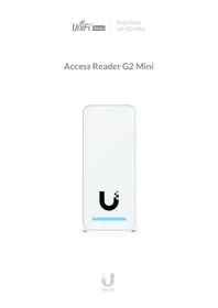 Notice Ubiquiti UA-G2-MINI Lecteur d'accès