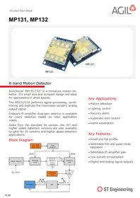 Notice ST Engineering MP131 Détecteur de mouvement