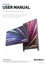 Notice DynaScan 65″ CLEAN BACK HIGH BRIGHTNESS DISPLAY TV