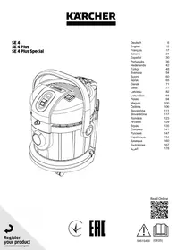 SE4 SE4 Plus SE4 Plus Special KARCHER