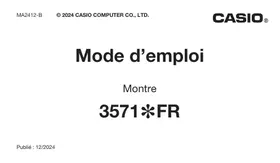 CASIO 3571 - Montre