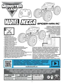 Notice Marvel MEGA SPIDER-MAN RC Jouet télécommandé