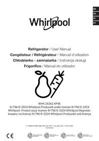Notice WHIRLPOOL WHK 26362 XP4E Réfrigérateur combiné
