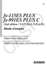 CASIO fx-115ES PLUS (2nd edition / NATURAL-V.P.A.M.) - Calculatrice scientifique