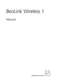 BANG &amp; OLUFSEN Beolink Wireless 1 - Applications et accessoires