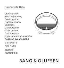 BANG &amp; OLUFSEN Beoremote Halo - Applications et accessoires