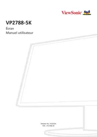 VIEWSONIC VP2788-5K - Écran