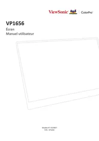 VIEWSONIC VP1656 - Écran
