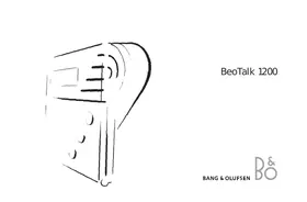 BANG &amp; OLUFSEN BeoTalk 1200 - Applications et accessoires