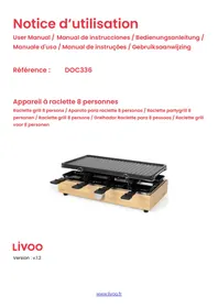 LIVOO DOC336 - Appareil à raclette