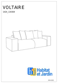 Notice HABITAT ET JARDIN VOLTAIRE Canapé