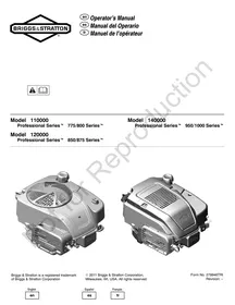 800 series BRIGGS & STRATTON
