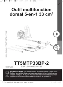 Notice TITAN TT5MTP33BP-2 Outil multifonction