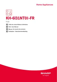 SHARP KH6I31NT0I - Table a induction