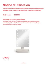 LIVOO DOS206 - Miroir lumineux