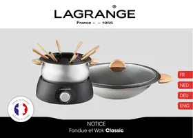 LAGRANGE 349019 - Wok et fondue électrique