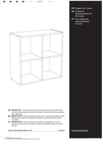 Notice COOKE & LEWIS MAXIUS Cube de rangement
