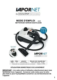 KITCHEN CHEF EASYCLEAN 1500w - Nettoyeur vapeur